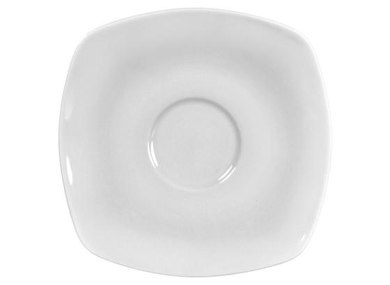 Untertasse Maya - Weiß, MODERN, Keramik (14/14cm) - Luca Bessoni Untertasse Maya - Weiß, MODERN, Keramik (14/14cm) - Luca Bessoni