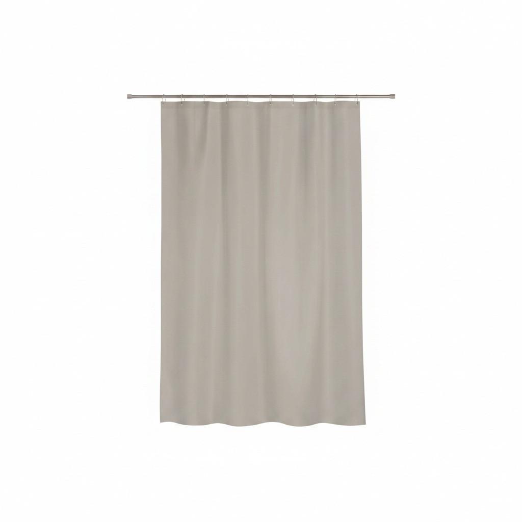 Duschvorhang in Taupe antibakteriell