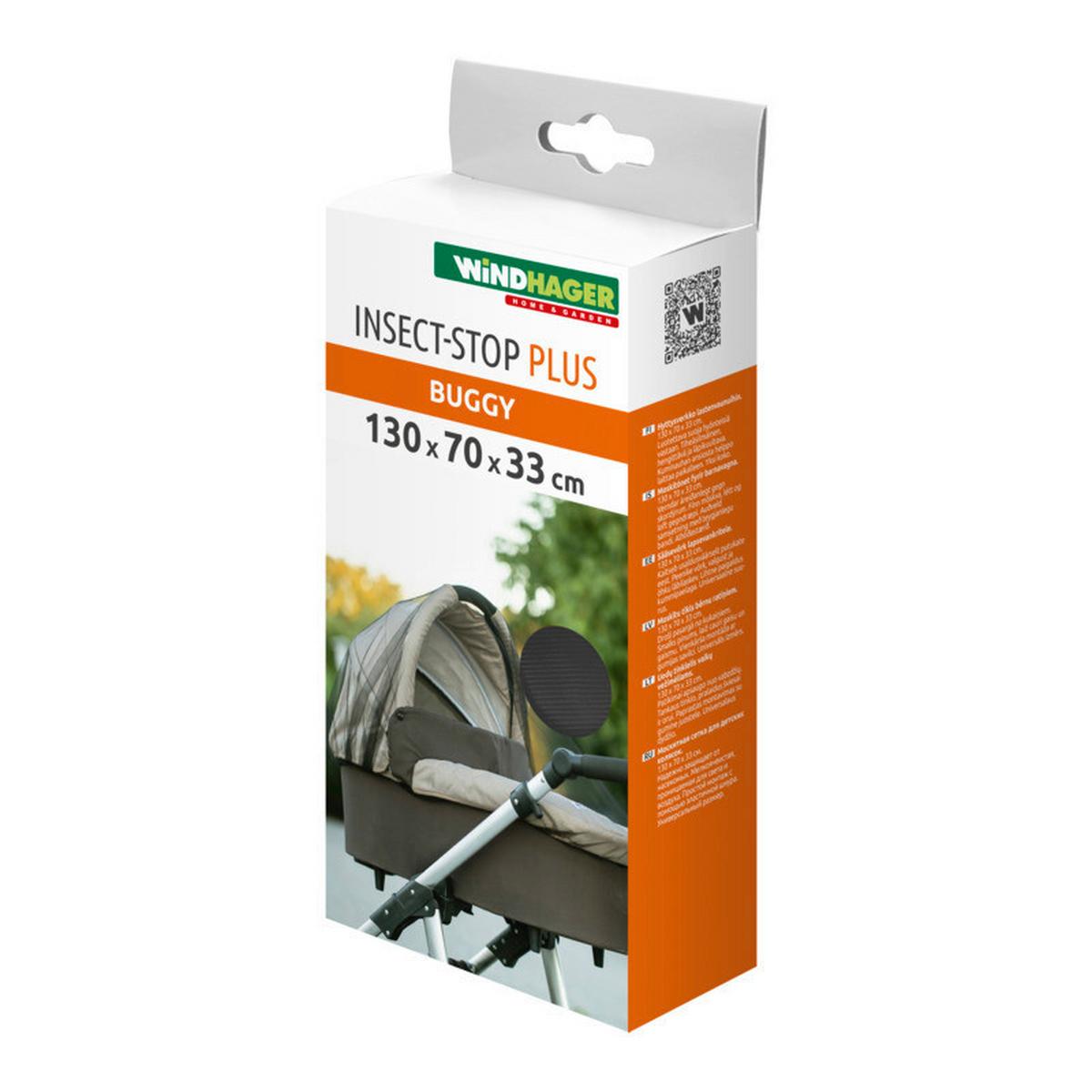 Mückennetz Is Kinderwagennetz - Anthrazit, Basics (70/33/130cm) - Windhager