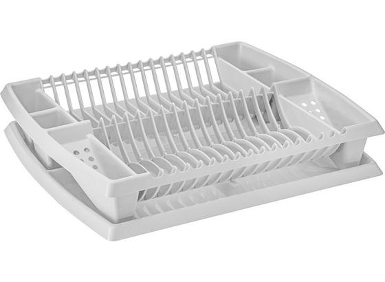 Odkapávač Na Nádobí S Podnosem - bílá, umělá hmota (44,2/8,5/38,3cm) - Mömax modern living Odkapávač Na Nádobí S Podnosem - bílá, umělá hmota (44,2/8,5/38,3cm) - Mömax modern living