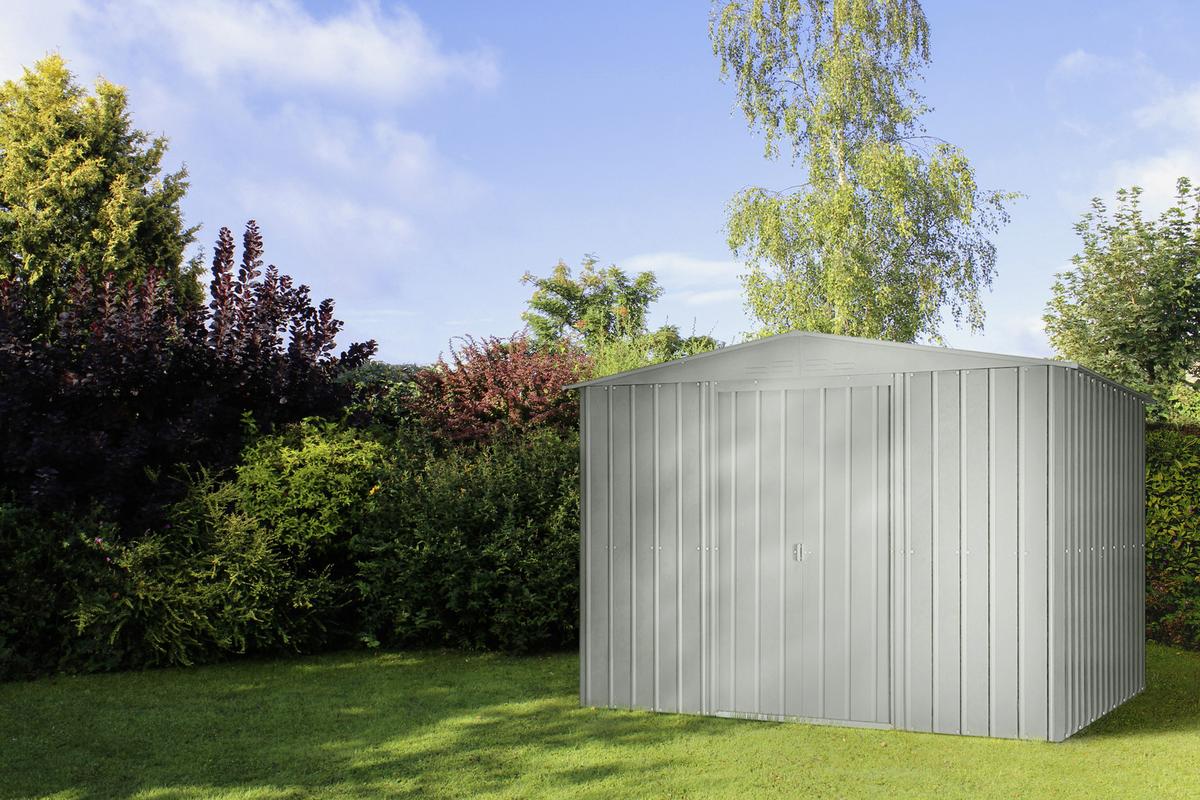 Gerätehaus Ohne Boden 308x202x247 Cm - Silberfarben, Basics, Metall (308/202/247cm)