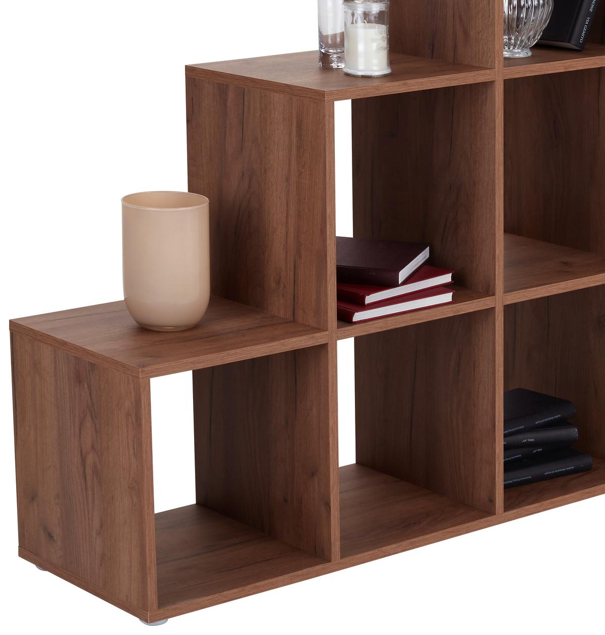 Raumteiler Pisa B: 149 cm Kraft Eiche Dekor - Eichefarben, MODERN, Holz (149/150/35cm)