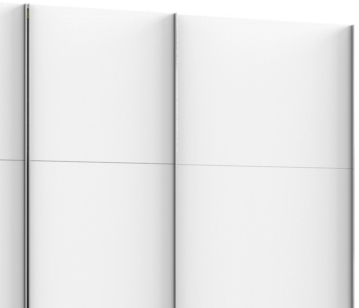 Schwebetürenschrank Mit Laden 350cm Level 36a, Weiß/eiche - Eichefarben/Weiß, Basics, Holzwerkstoff (350,00/216,00/65,00cm) - MID.YOU