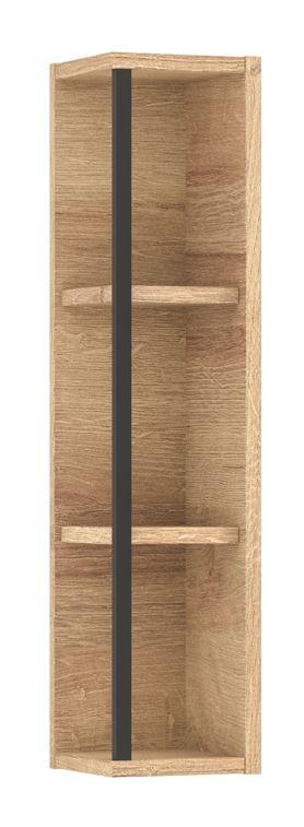 REGÁL BAVELLI -EXKLUSIV- - barvy dubu, Konvenční, kompozitní dřevo (15/70/20cm)