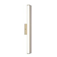 LED-Wandleuchte, Rechteckig, Warmweiß - Chromfarben/Alufarben, Design, Kunststoff/Metall (60/7/5cm) - Näve
