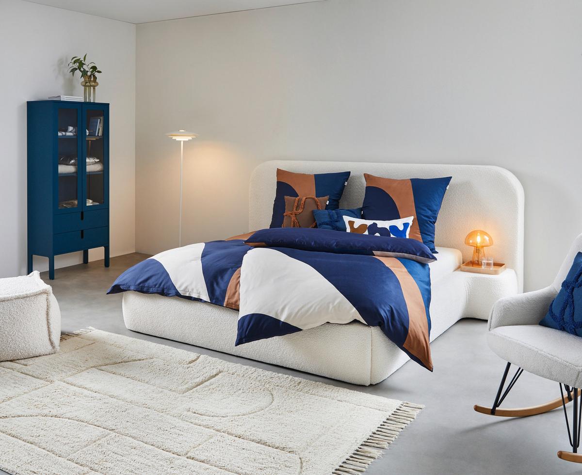 Polsterbett Mit Lattenrost 140x200 Cm Genesis Weiß - Weiß, MODERN, Holz/Holzwerkstoff (140/200cm) - MID.YOU