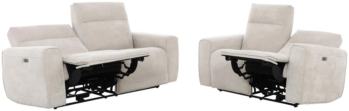 Kanapé 3-üléses Paco - bézs, Modern, textil/fa (198/102/93cm)