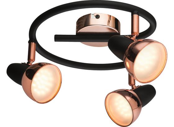 LED-Spotrondel Dilara - Schwarz/Kupferfarben, MODERN, Kunststoff/Metall (25/14,5cm) LED-Spotrondel Dilara - Schwarz/Kupferfarben, MODERN, Kunststoff/Metall (25/14,5cm)