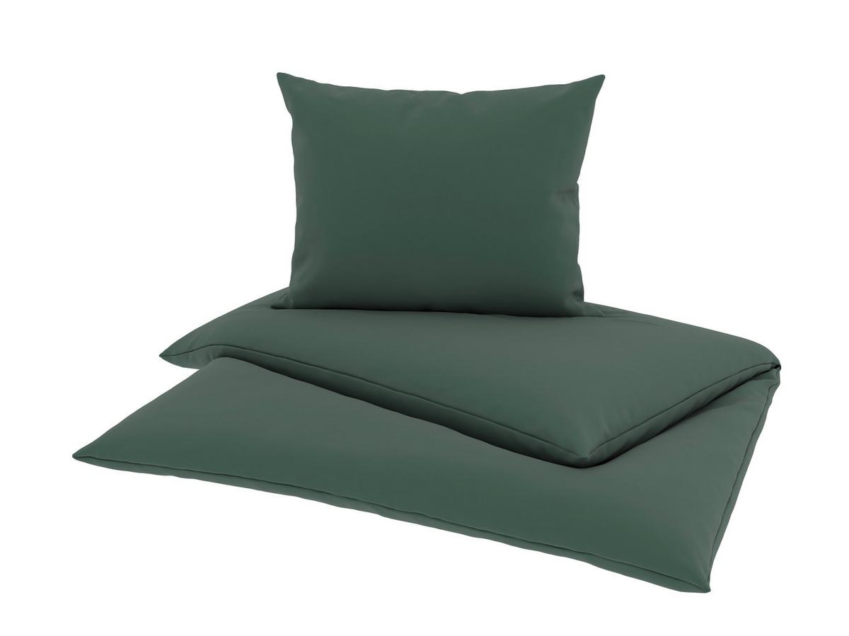 BETTWÄSCHE OLIVA - Dunkelgrün, MODERN, Textil - Luca Bessoni