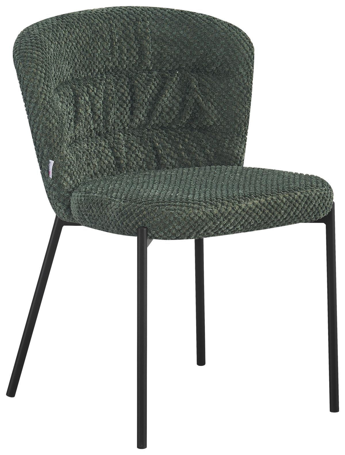 ŽIDLE EMILY - černá/zelená, Lifestyle, kov/dřevo (55/79/59cm) - Mömax