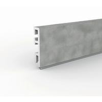 Sockelleiste Doellken Cubica60 Trav Romano - Hellgrau, Basics, Kunststoff (250/1.3/6cm)