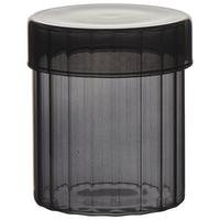 Dekorační dóza BLACKY -PAZ- - černá, sklo (7,5/9cm) - Mömax