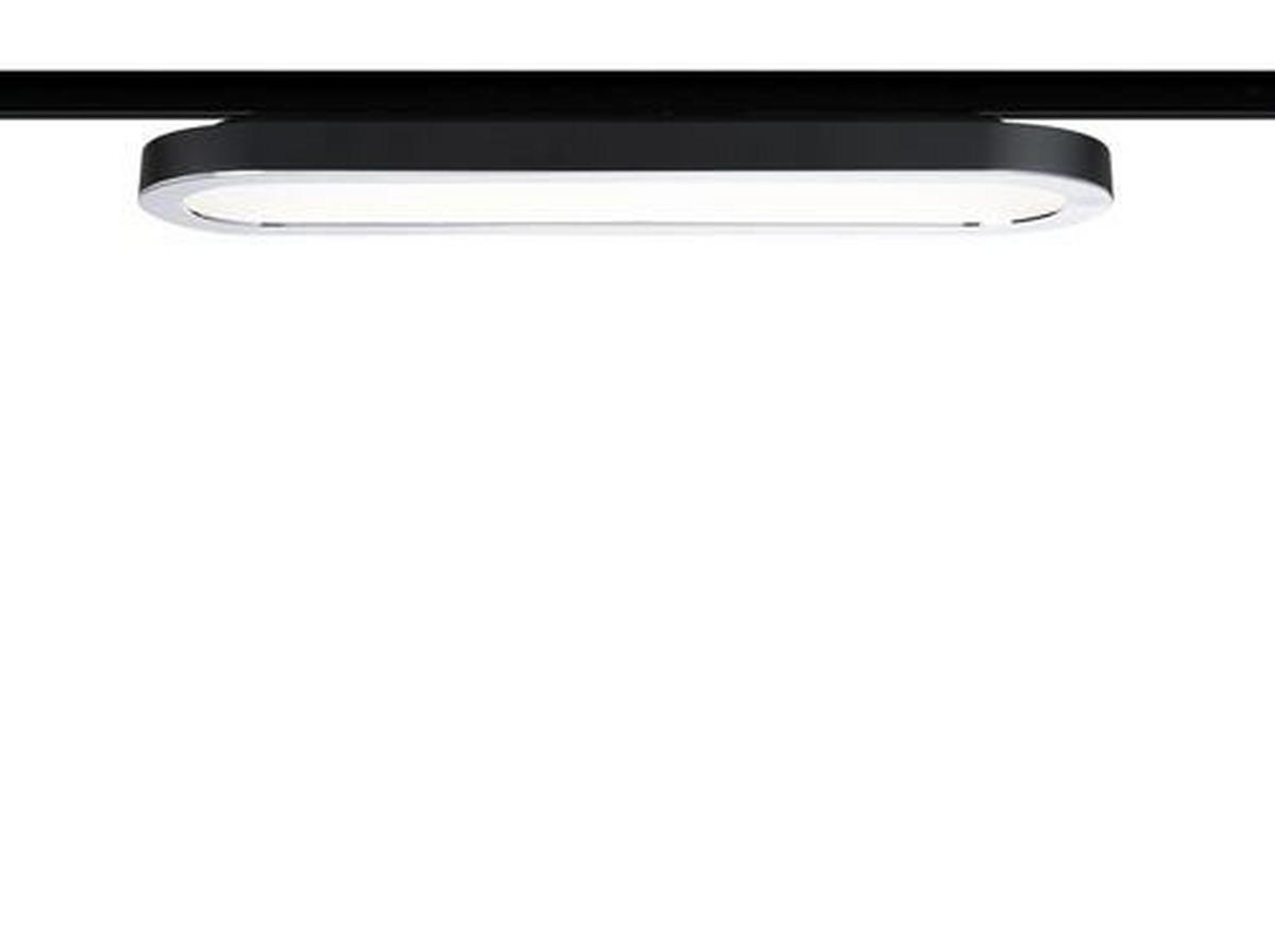 Schienensystem Strahler 96920 LED-Stableuchte - Chromfarben/Schwarz, Design, Kunststoff/Metall (38/3,5/11cm) - Paulmann