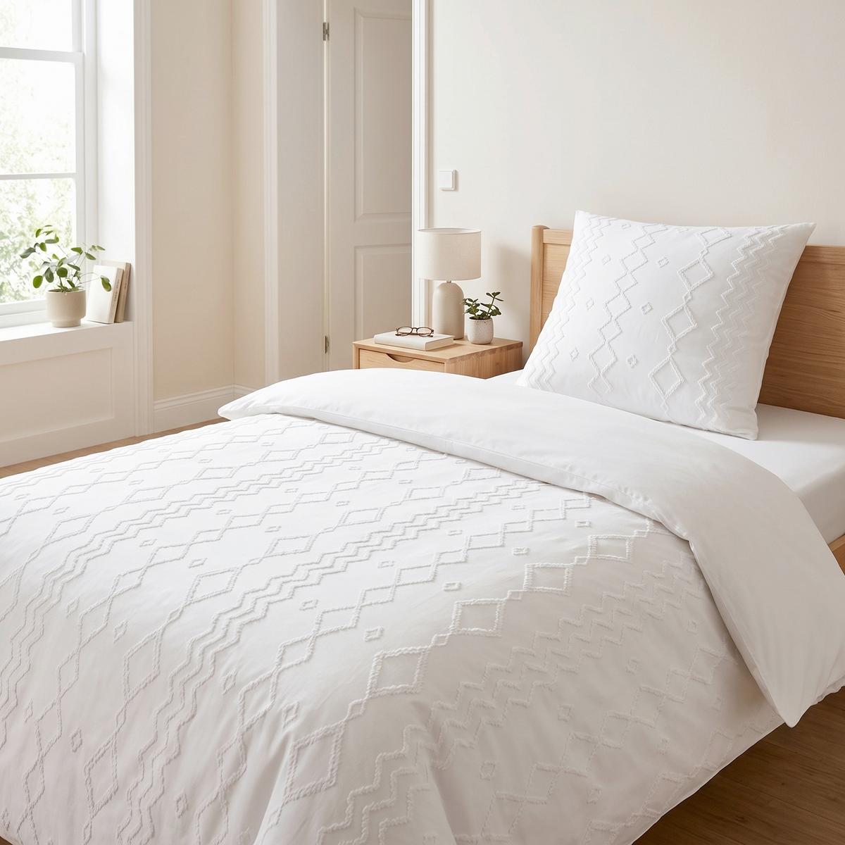 POSTEĽNÁ BIELIZEŇ JAQUELINE - biela, textil (140/200cm) - Mömax