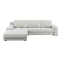 Ecksofa Adria Hellgrau S: 213x308 cm - Hellgrau, Trend, Textil (213/208cm) - Luca Bessoni