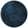 Hochflorteppich Rund Blau Hilaria Ø 80 Cm - Blau, ROMANTIK / LANDHAUS, Textil (80cm) - James Wood