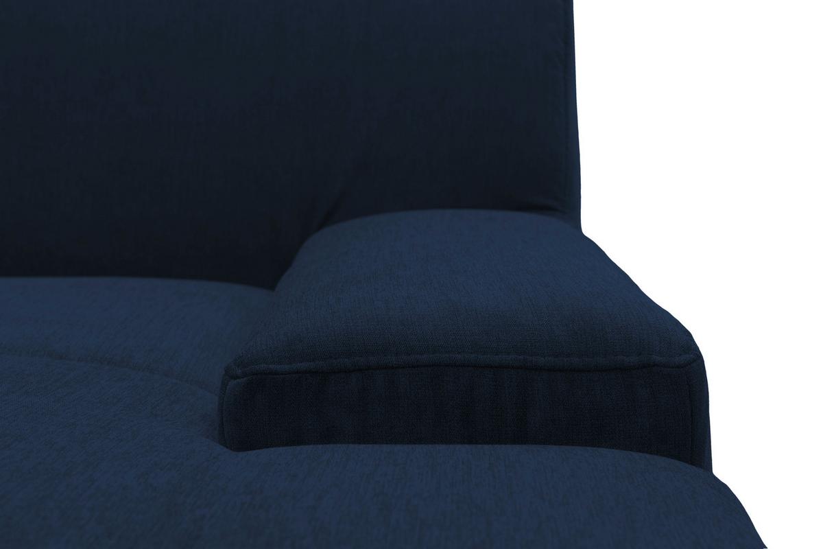Wohnlandschaft Norma Blau Webstoff - Wengefarben/Blau, Design, Textil (212/328/153cm) - MID.YOU