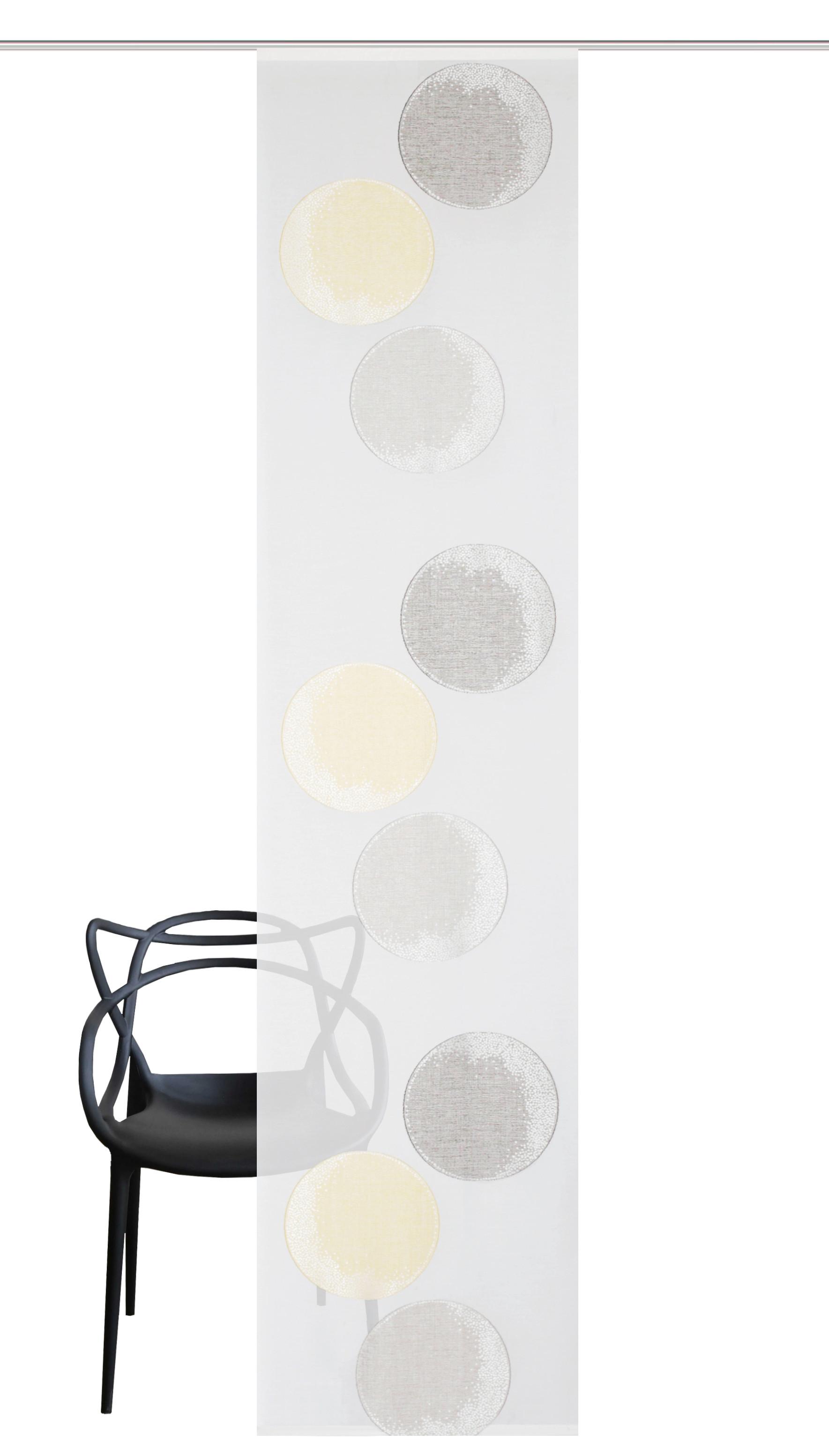 Flächenvorhang Remona Gelb - Gelb, Design, Textil (60/245cm) - Schmidt W. Gmbh