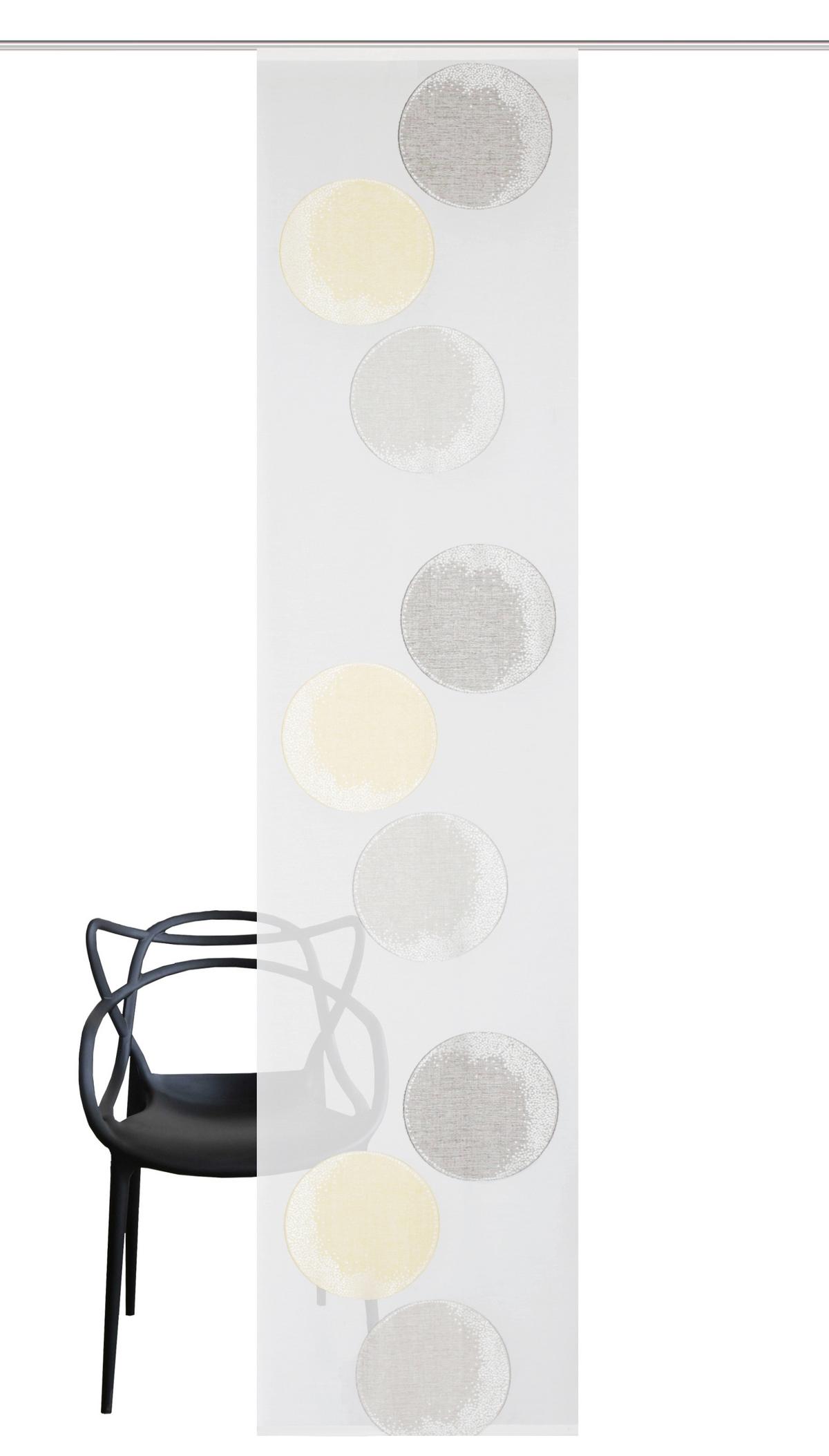 Flächenvorhang Remona Gelb - Gelb, Design, Textil (60/245cm) - Schmidt W. Gmbh