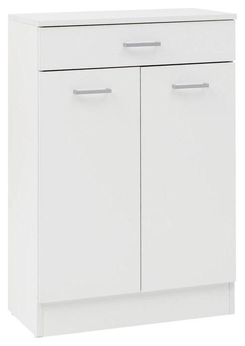 Unterschrank Mit 2 Türen Lorenz B: 60 cm Weiß - Weiß, MODERN, Holzwerkstoff (59,8/92,1/32,0cm) - MID.YOU