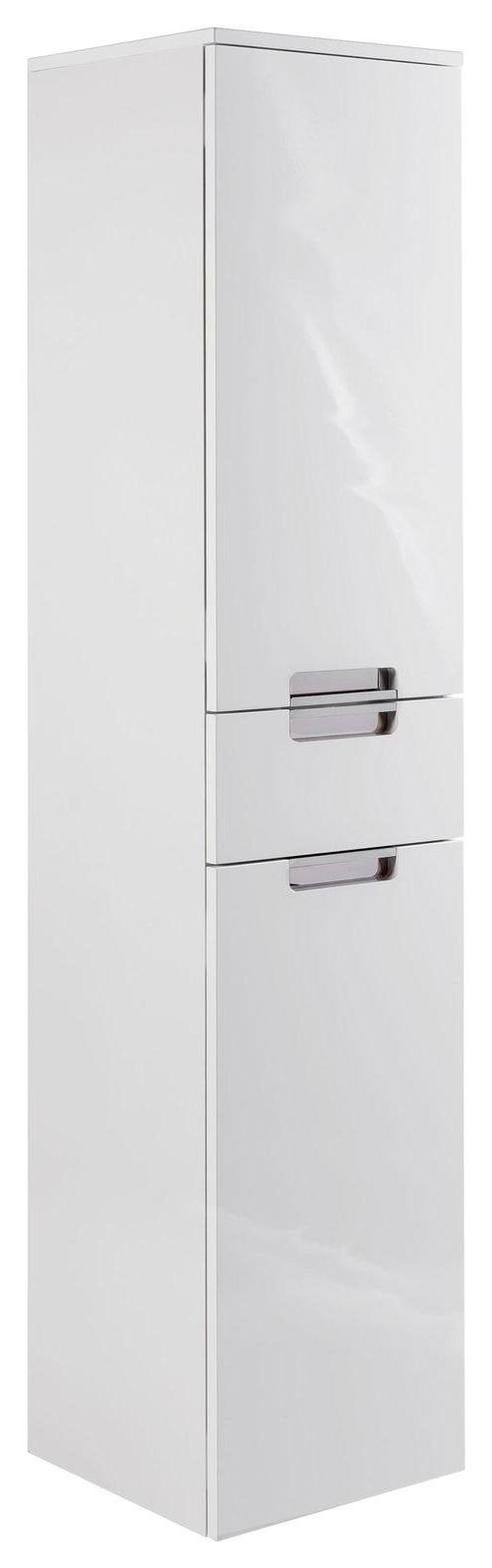 Hochschrank Mit 1 Lade Mars B: 33 cm Weiß - Weiß, MODERN, Holzwerkstoff (33,0/159,0/35,0cm) - MID.YOU