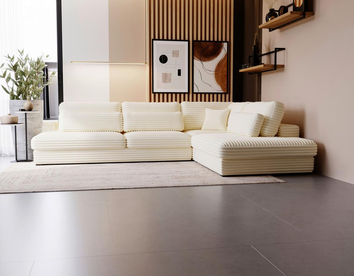 Sven Beige S: 332x244 Cm - Beige/Schwarz, Design, Textil (332/244cm) - Livetastic