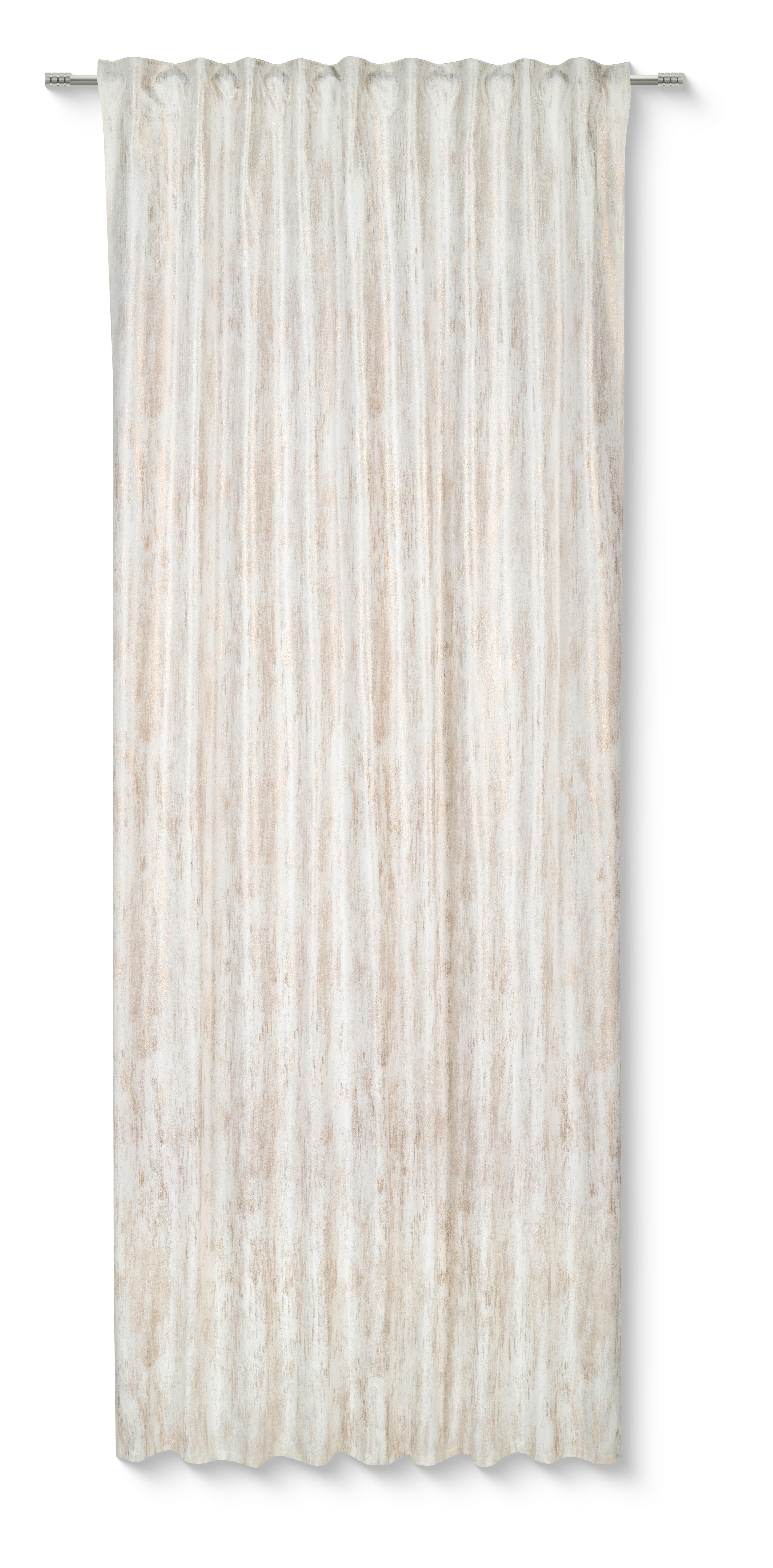 Fertigvorhang Beverly - Weiß, MODERN, Textil (135/245cm) - Luca Bessoni