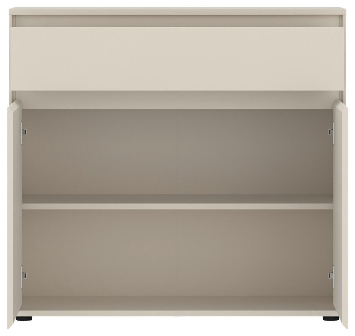 Kommode Zapato Kaschmir B: 92cm - Kaschmir, MODERN, Holzwerkstoff (92/86/35cm)