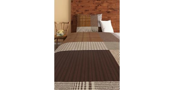 Renforce Bettwäsche 140x200 Cm Bridget Baumwolle Braun - Braun, ROMANTIK / LANDHAUS, Textil (140/200cm) - James Wood