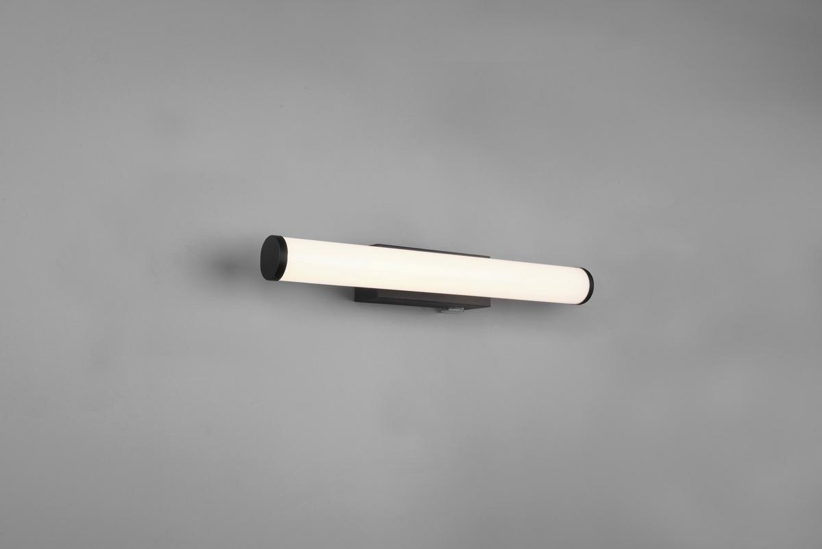 Led Bad-wandleuchte Mattimo Ip44 Mit Schalter, 1-Flammig - Schwarz/Weiß, Basics, Kunststoff/Metall (40/5,5cm) - Trio Leuchten