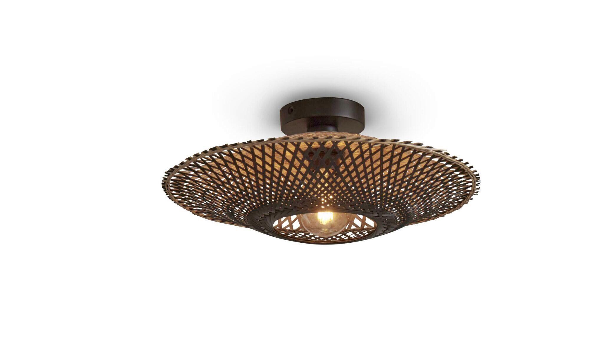 Hängeleuchte Kalimantan Naturfarben/Schwarz D: 44 cm - Schwarz/Naturfarben, Trend (44/12cm) - Good & Mojo