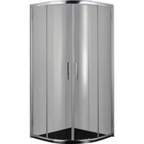 Runddusche Proline B9090c - Chromfarben, KONVENTIONELL, Glas/Metall (90/200/90cm)