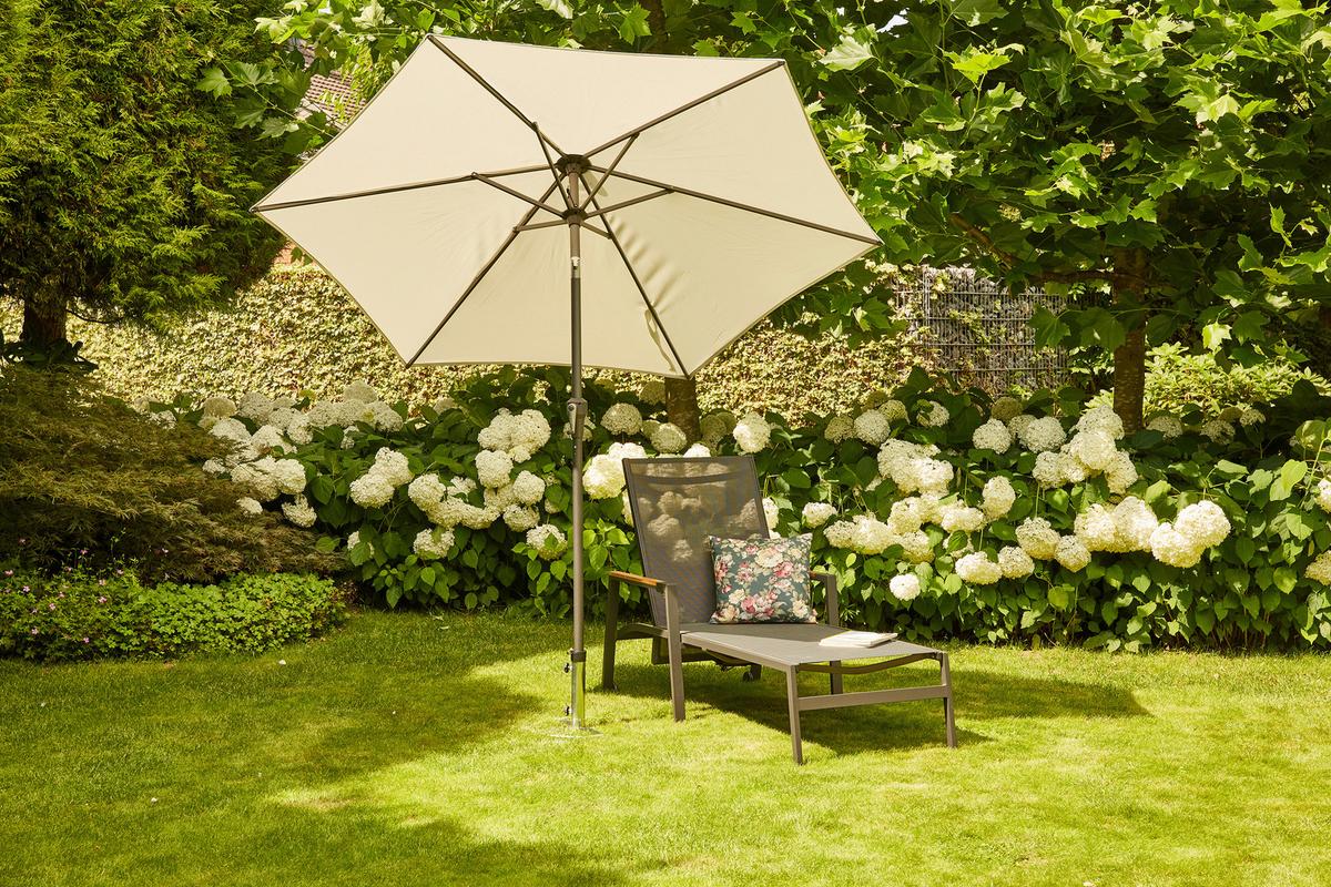 Sonnenschirmständer M35964 - Silberfarben, KONVENTIONELL, Metall (40/54/40cm) - Siena Garden