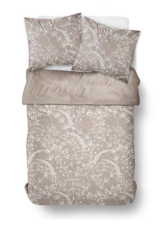 POSTEĽNÁ BIELIZEŇ Quilt Cover, 2x70/90 200/220cm - svetlohnedá, Modern, textil (200/220cm)