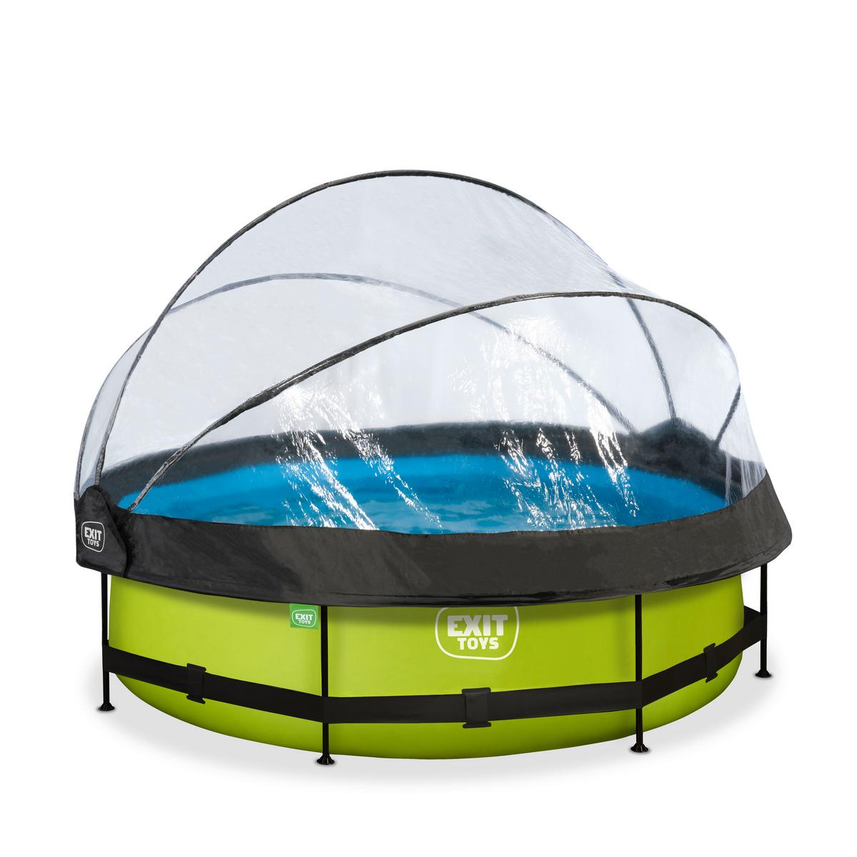 Pool-set Exit Lime Pool - Grün, KONVENTIONELL, Kunststoff (300/76cm) - EXIT Toys