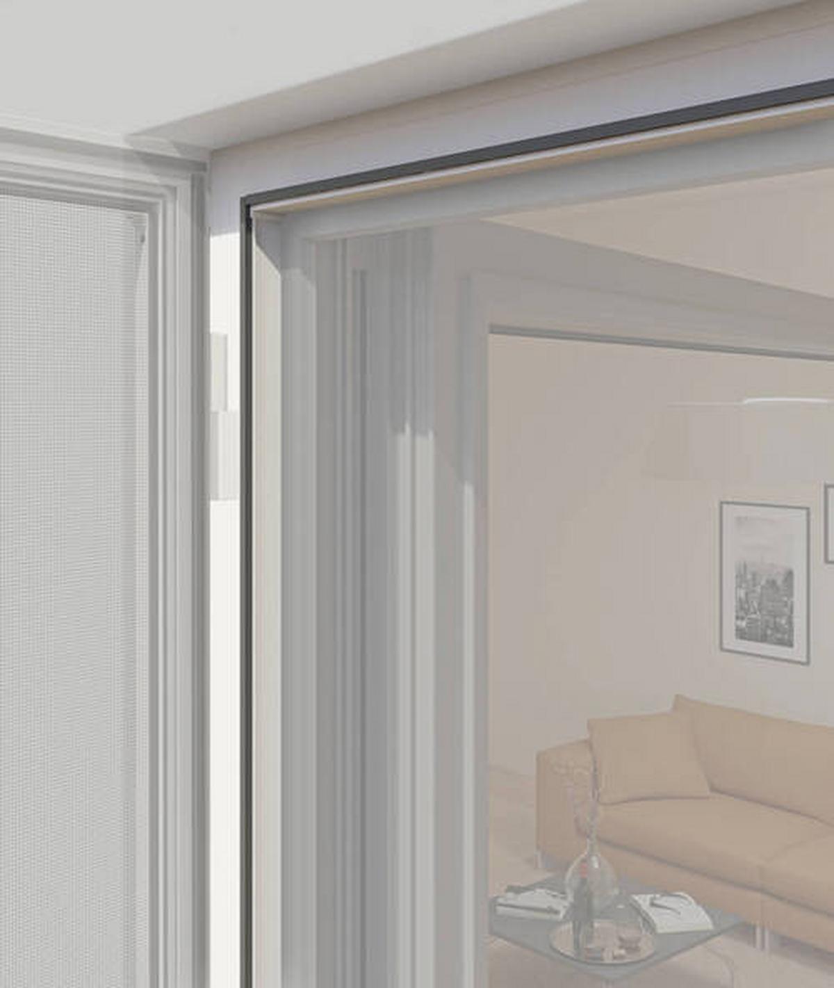 Montagerahmen Türen 125x245 cm Weiß - Weiß, Basics, Metall (125/245cm)