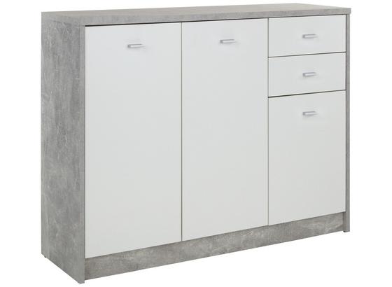 Komoda 4-you New Yuk05 - sivá/biela, Moderný, kompozitné drevo (109,1/85,4/34,6cm) Komoda 4-you New Yuk05 - sivá/biela, Moderný, kompozitné drevo (109,1/85,4/34,6cm)