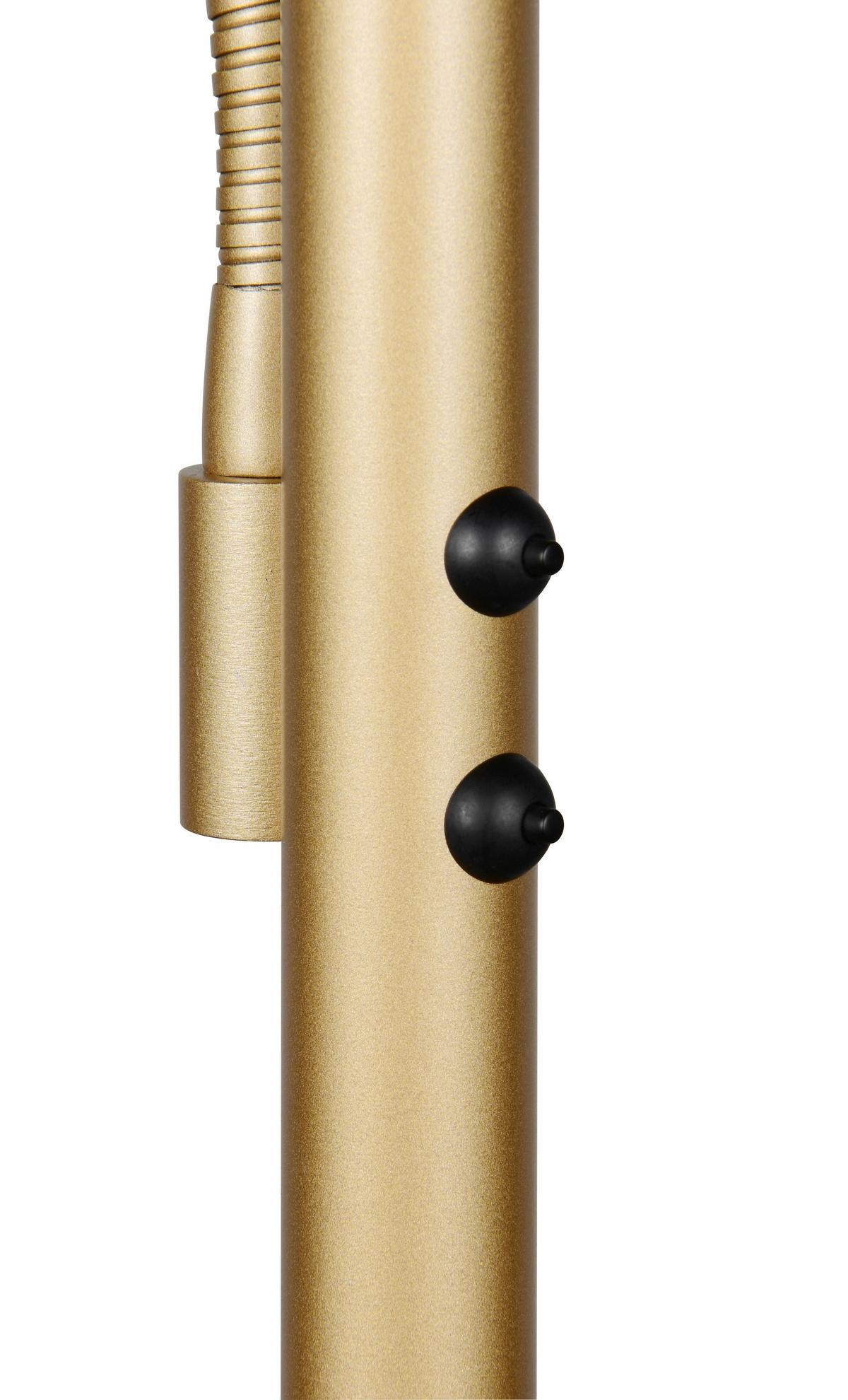 LED-Stehleuchte 449510279 Willis - Goldfarben, Design, Metall (40/180cm) - Trio Leuchten