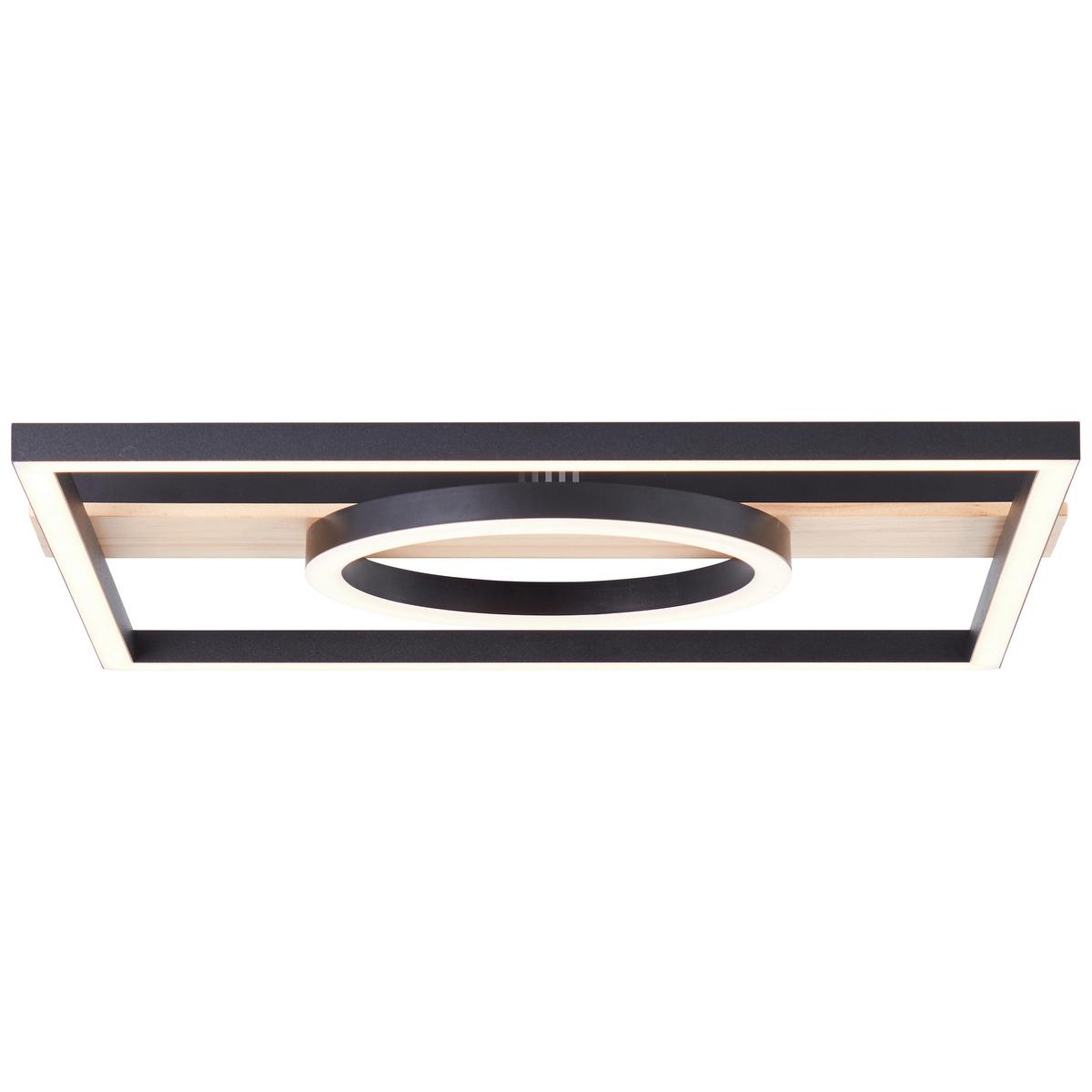 Led-paneel G99929a76 Maureen - Schwarz/Braun, Design, Holz/Kunststoff (5/42/40cm) - Brilliant