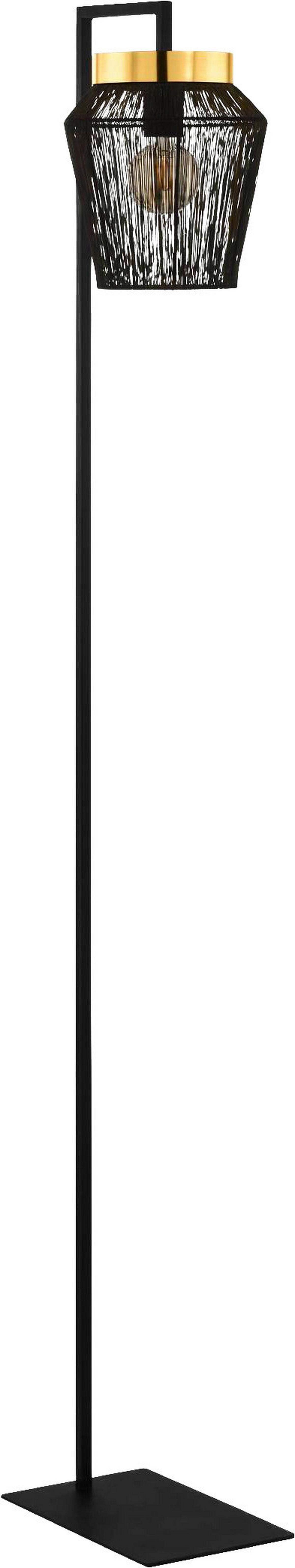 Stehleuchte 99809 Escandidos - Goldfarben/Schwarz, Design, Metall (22/31/170cm) - Eglo