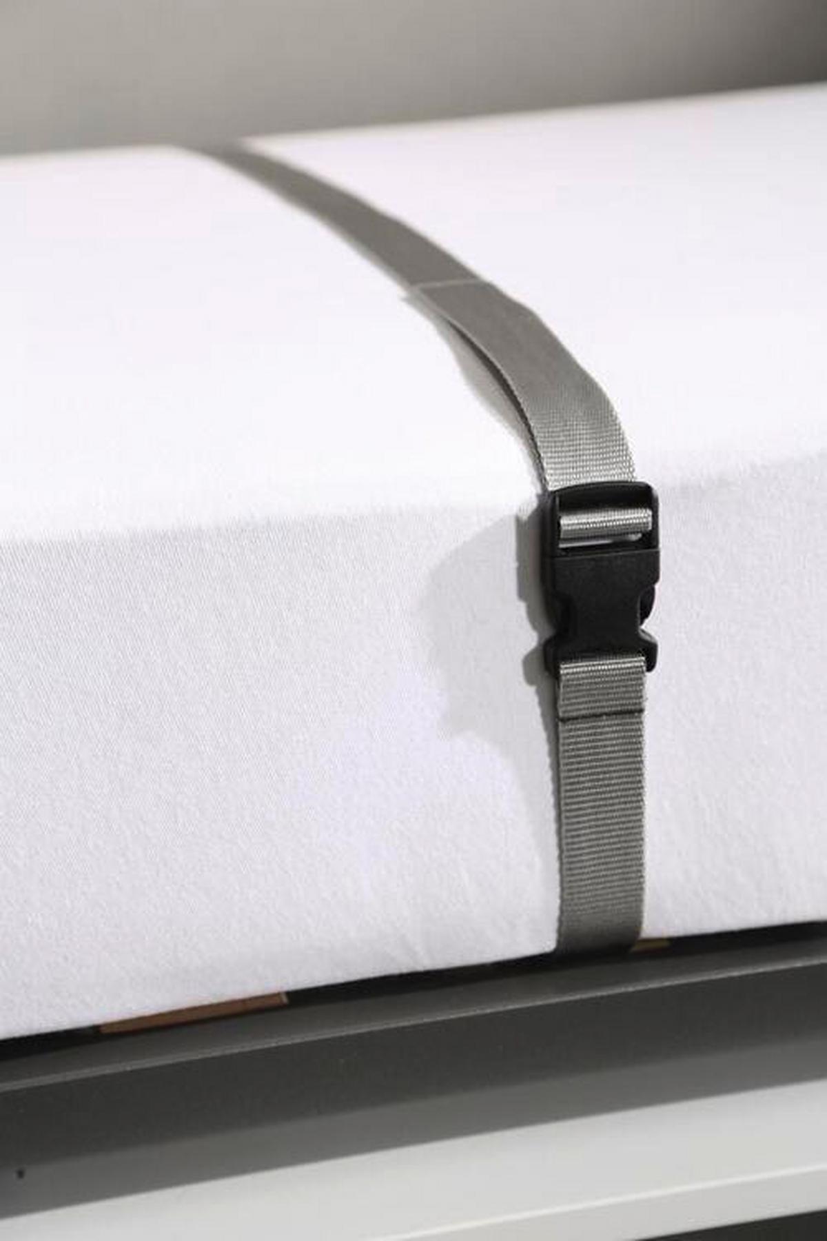 Schrankbett mit Lattenrost 90x200 Albero, Weiß - Dunkelgrau/Weiß, MODERN, Holz/Holzwerkstoff (90/200cm) - Rauch Möbel