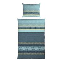 BETTWÄSCHE TIFFANY - Blau/Gelb, MODERN, Textil - Luca Bessoni
