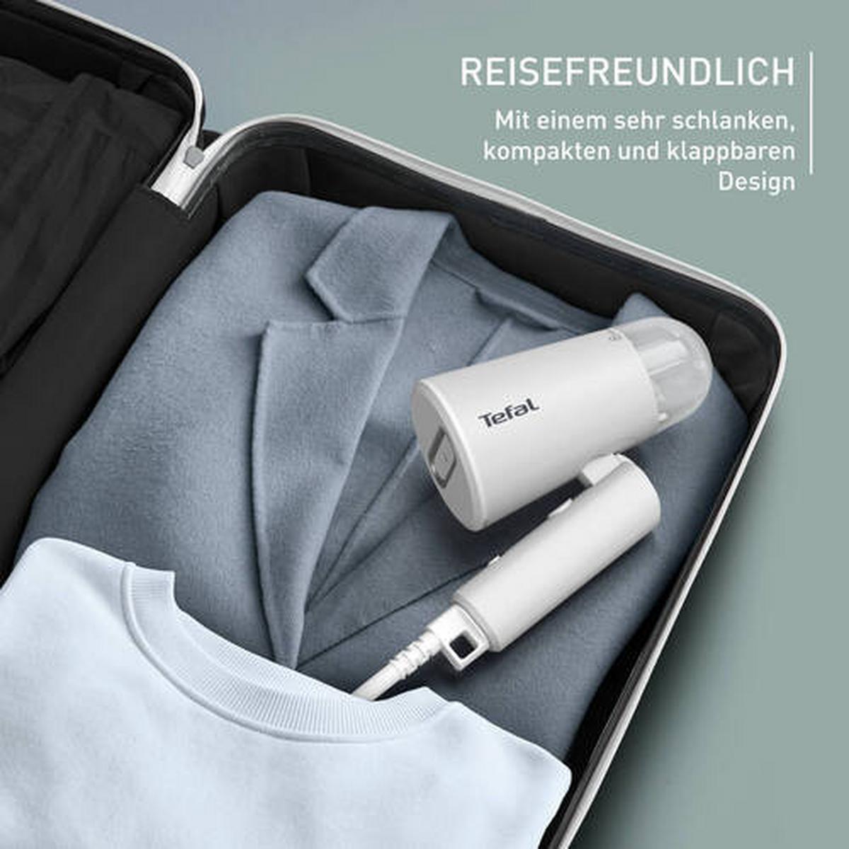 Dampfbürste Dt1020 1200 W Weiß/ Hellgrau - Hellgrau/Weiß, Basics, Kunststoff (28,2/16,3/12,4cm) - Tefal