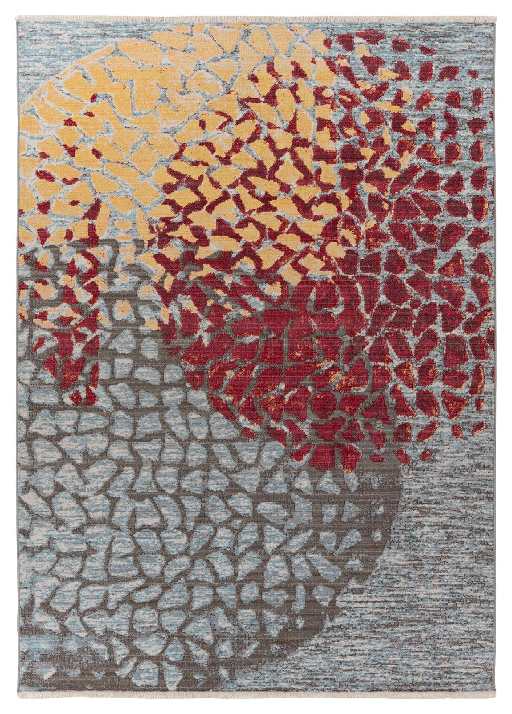 Teppich Multicolor Dilan 400 120x170 Cm Synthetikfaser - Rot/Multicolor, KONVENTIONELL, Textil (120/170cm)