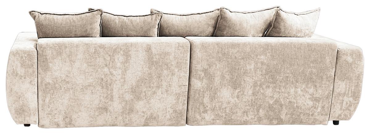 Boxspringsofa Berg - Beige/Schwarz, Trend, Textil (292/71-99/127cm) - Livetastic