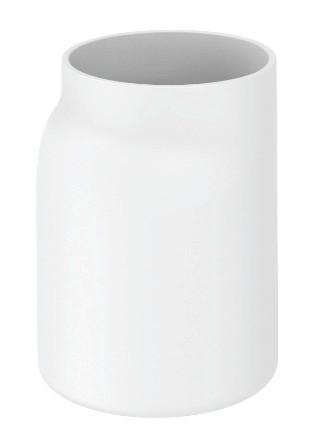 KELÍMEK NA ZUBNÍ KARTÁČEK Hug, 8/11/7,1cm, bílá - bílá, Moderní, plast (8/11/7,1cm) - Premium Living