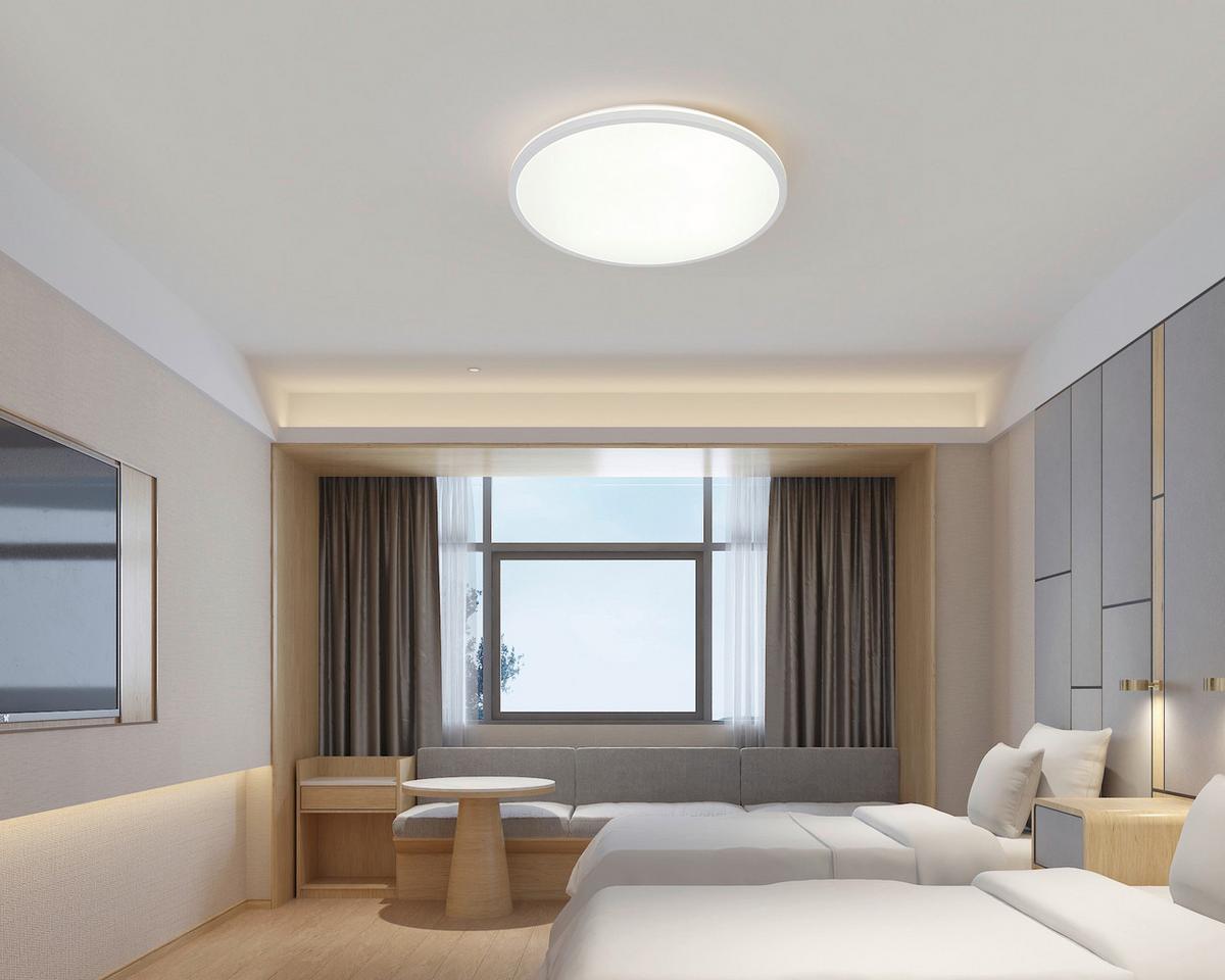 Led-deckenleuchte, 4000k Cesur - Weiß, Basics, Kunststoff/Metall (39,2/4,2cm) - Luca Bessoni