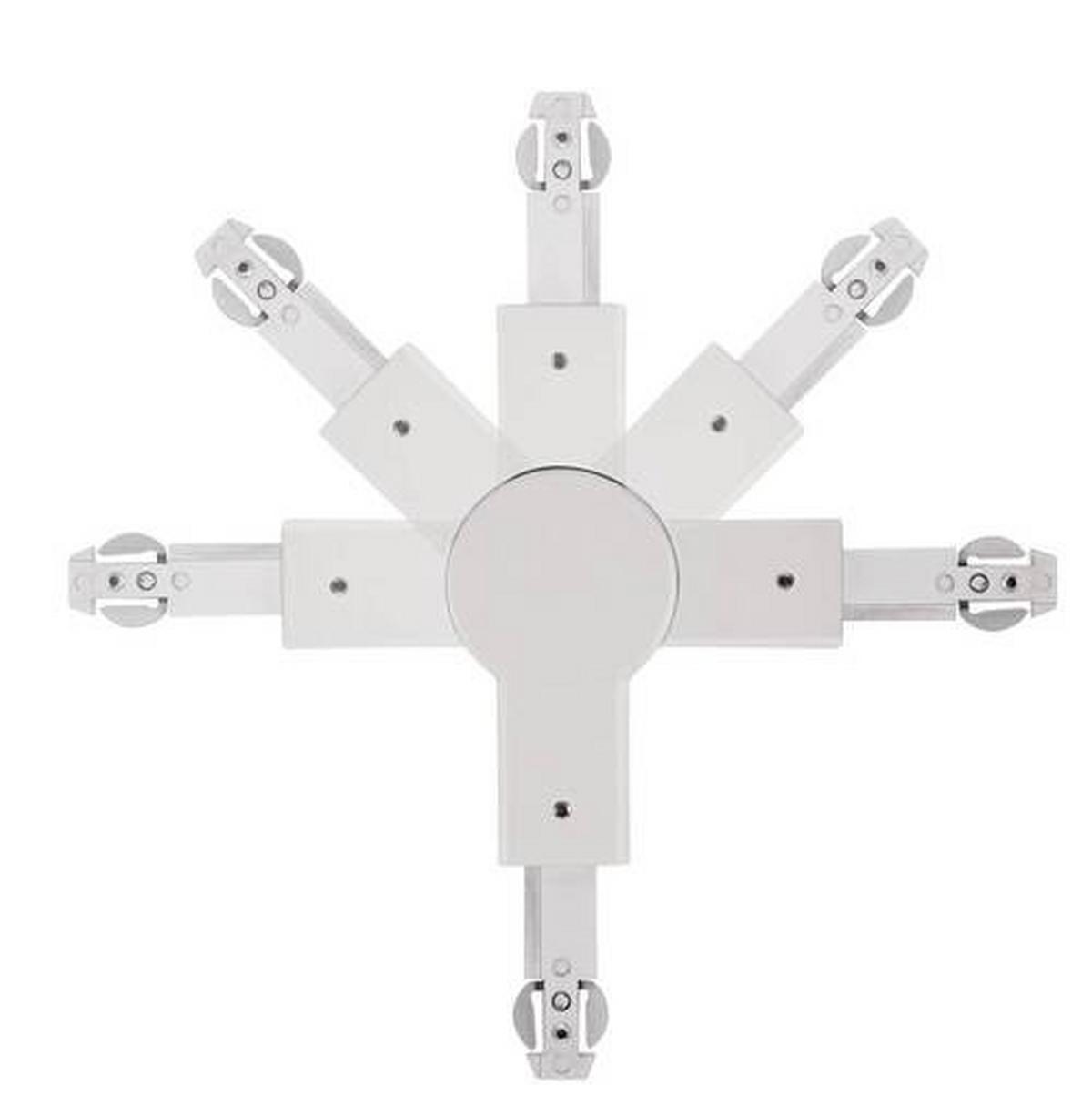 Schienensystem Urail Gelenk-Verbinder 96965 Weiß - Weiß, Basics, Metall (15,9/1,8cm) - Paulmann
