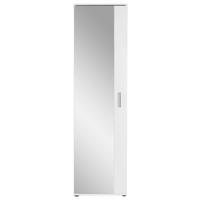 Garderobenschrank Jakob B:49cm Weiß - Weiß/Eiche Artisan, MODERN, Holzwerkstoff (49/196/30cm) - MID.YOU