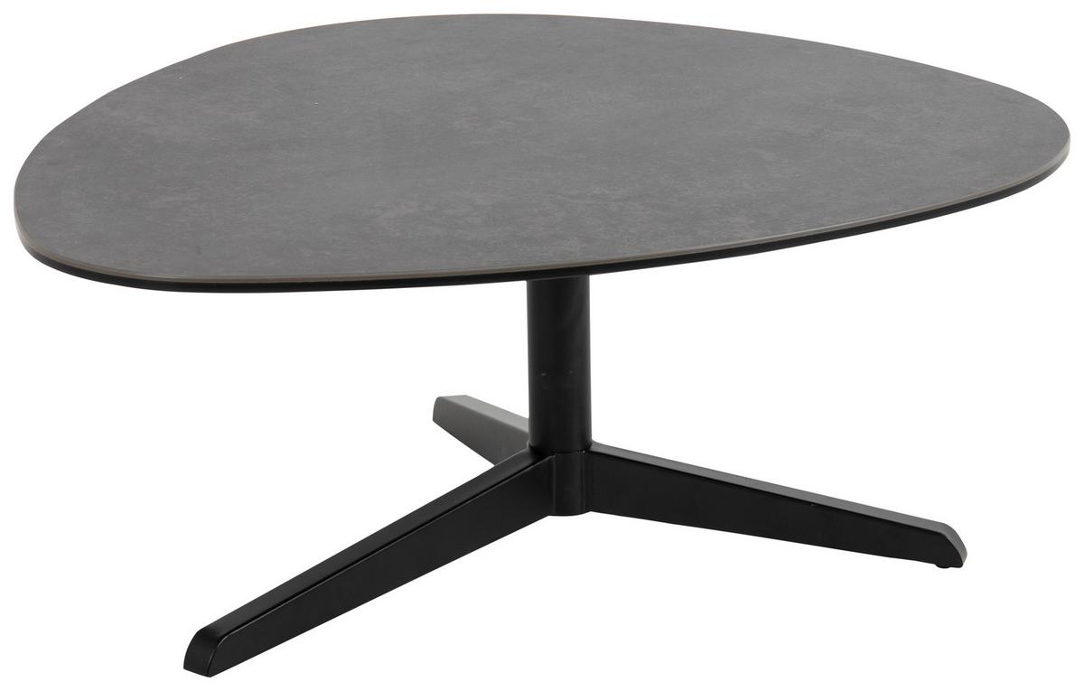 KONFERENČNÍ STOLEK BARNSLEY - černá, Design, kov/sklo (84/77/34cm) - MID.YOU